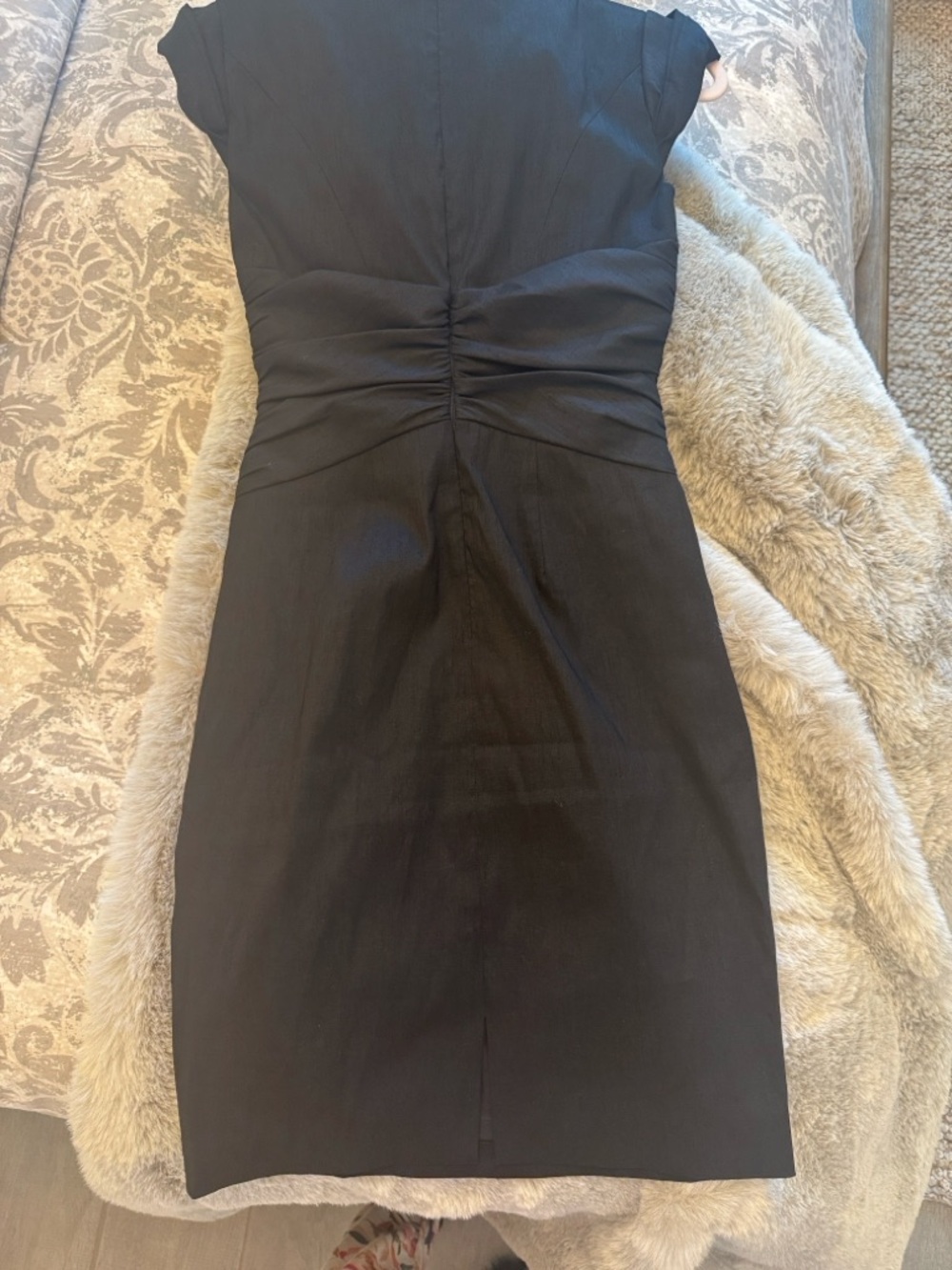 White House Black Market Black Knot-Front Midi Dress - Picture 16 of 16